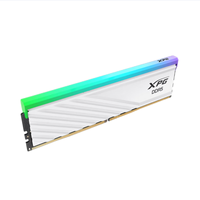 ذاكرة ألعاب جديدة من أداة إكس بي جي بليد DDR5 بسعة 16 جيجابايت و32 جيجابايت بتردد 6000 ميجاهرتز وإضاءة RGB بيضاء للكمبيوتر المكتبي مع تقنية ECC ودعم Intel XMP 3.0 EXPO - كمية محدودة