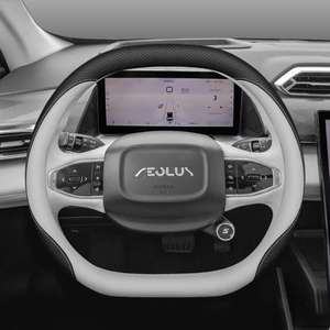 ฝาครอบพวงมาลัยรถยนต์หนัง PU กันลื่นสไตล์สปอร์ตสำหรับทุกฤดูกาลฝาครอบพวงมาลัยรถยนต์สำหรับ Dongfeng Aeolus <span class=keywords><strong>Mage</strong></span> EV Han SUV - Product Image 6