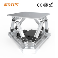 Plateforme de mouvement hexapode 6 degrés de liberté, capacité de charge 100 kg, robot parallèle haute précision, personnalisable pour la recherche et la simulation en laboratoire
