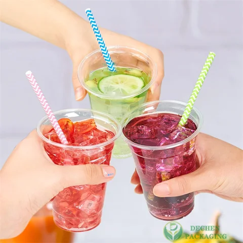 Pet Cups Plastic Cups For Bubble Tea