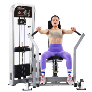 Équipement de musculation professionnel pour salle de sport, machine à pression pectorale assise à charge par poulie WD-HX-601 INDUSTRY pour 20+ utilisateurs - Product Image 2