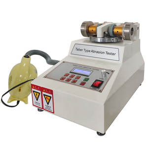 Rotary Abrasion <span class=keywords><strong>Tester</strong></span> Tipo Taber Couro Abrasão Resistência Teste Máquina Preço - Product Image 1