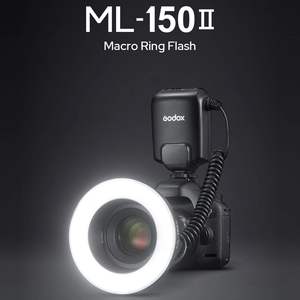 Godox-Luz de <span class=keywords><strong>Flash</strong></span> Speedlite con anillo <span class=keywords><strong>macro</strong></span> ML150II para cámara Canon, <span class=keywords><strong>Nikon</strong></span>, Pentax, Sony, Olympus - Product Image 3