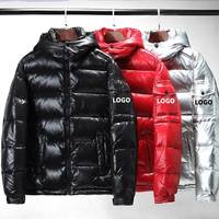 Veste matelassée à capuche zippée pour homme, tendance, design personnalisé, confortable, grande taille, imperméable, coupe-vent, chaude, pour l'extérieur