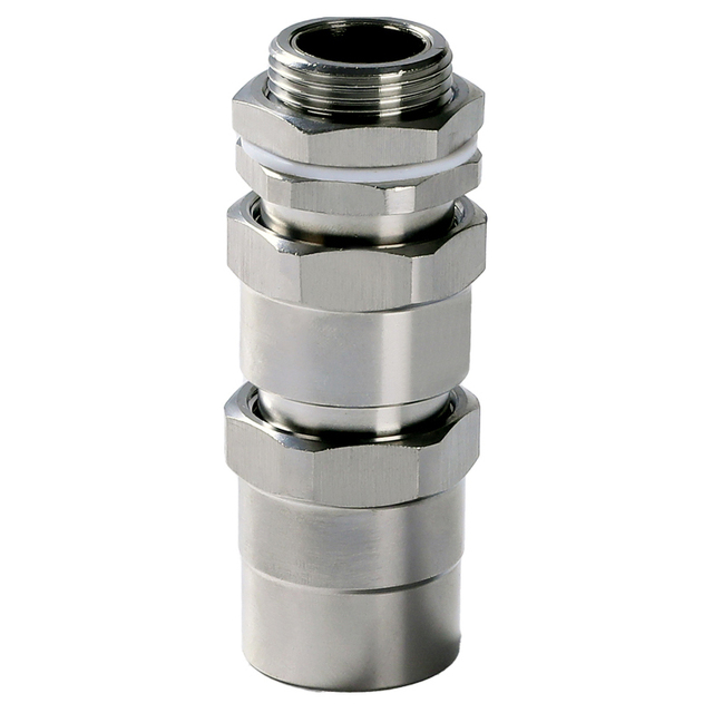 Split Nickel-Plated Copper Cable Gland Pg13.5 IP66 Btl Series Exd IIC Explosion Proof Brass Armor Cable Gland Stainless Steel