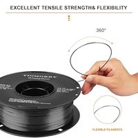 TINMORRY Filament pour imprimante 3D Filament PETG écologique 1.75mm PLA/ABS/PETG/ASA/TPU 1KG/ROLL Tiges en plastique PETG-Sparkly
