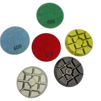 Disques de polissage diamantés secs et humides 3 et 4 pouces, du grossier au fin, pour marbre, granit, béton, marque OEM Bolide