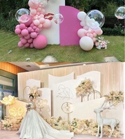 Étagère de présentation en panneau KT pour mariage, support en panneau KT pour fiançailles, décoration de fond de scène, étagère pour rangée de fleurs, arche de mariage