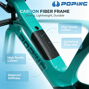 <span class=keywords><strong>Vente</strong></span> <span class=keywords><strong>en</strong></span> <span class=keywords><strong>ligne</strong></span> exceptionnelle, cadre de vélo de piste <span class=keywords><strong>en</strong></span> fibre de carbone, véritable légèreté, version aérodynamique directe d'usine - Product Image 4