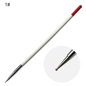 Lot de 6 pinceaux à ongles en nylon avec manche acrylique, pour gel UV, fleurs, incluant des pinceaux liner plats, plats angulaires et à pois. - Product Image 4