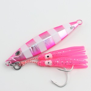Weihai 80g 100g señuelo de Jigging de paso lento para besugo carpa cruciana doble anzuelo Jig cabeza de plomo para Río lago corriente pesca hundimiento - Product Image 4