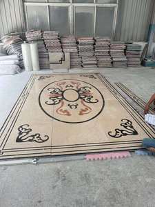 Thanh lịch đá cẩm thạch nước máy bay phản lực mô hình nội thất đi bộ cách lối vào sàn gạch huy chương đá cẩm thạch tự nhiên - Product Image 6