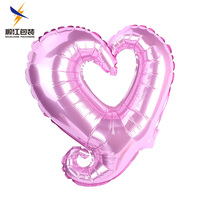 18 inch hartvormige haak- en holle folie ballon voor bruiloft en Valentijnsdag benodigdheden