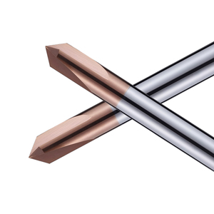 55hrc 3 sáo 4 sáo vonfram chamfer phay cắt cacbua cuối nhà máy 60 °/90 °/120 ° cho CNC deburring công cụ kim loại cạnh hoàn thiện - Product Image 1