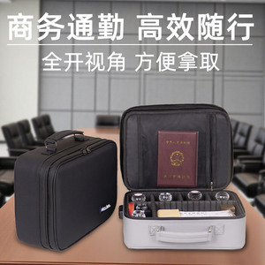 ซองใส่เอกสารพร้อมช่องใส่พาสปอร์ตและช่องใส่บัตร สำหรับจัดเก็บเอกสารการเดินทางเพื่อธุรกิจ กันน้ำ ขยายได้ - Product Image 3