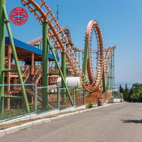 Manège de parc d'attractions à prix d'usine, attrayant, excitant et palpitant, montagnes russes à rotation, manèges de parc d'attractions à thème extrême à vendre