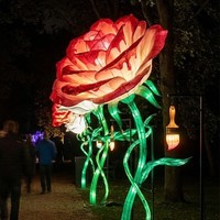 Decoración Interactiva de Faroles para Parques de Atracciones, para Uso en Interiores/Exteriores, Espectáculo de Luces para Parques Temáticos Navideños