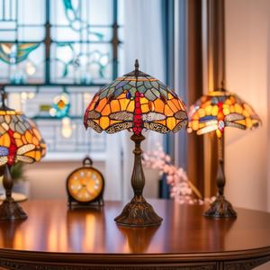 Lámparas de Mesa LED de Estilo Retro Europeo, Atenuables, Suministro Directo de Fábrica para Dormitorio, Sala de Estar, Estudio, Bar - Lámparas Libélula - Product Image 1