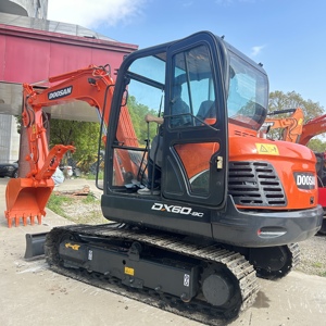 Vente flash : Excavatrice hydraulique Doosan DX60 d'occasion, 6 tonnes, Corée, modèle Doosan 60 sur chenilles, en stock, à vendre - Product Image 2