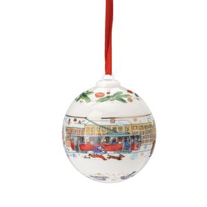 Ornements de Noël en verre personnalisés 2025, verre soufflé à la main, peint à la main, boule de Noël de luxe personnalisée - Product Image 1