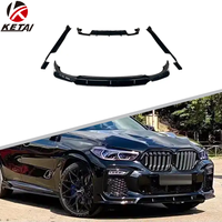 Kit Aero de aspecto de carbono ABS para BMW X6 G06, estilo Caballero Negro X6