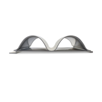Panneaux muraux ondulés en alliage d'aluminium série 6000 GN8808 T3-T8, taille personnalisée, pliage et découpe pour la décoration intérieure