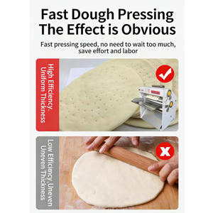 WD QDMECH Macchina per <span class=keywords><strong>Pizza</strong></span> in Acciaio Inox, Rullo per Impasto, Formatrice e Pressa per Croste di <span class=keywords><strong>Pizza</strong></span> - Product Image 5