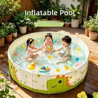 Piscine pour enfants durable pour l'extérieur, piscine pour jeux aquatiques, activités aquatiques parent-enfant, piscine portable pour l'extérieur