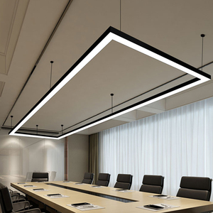 Độ Sáng Cao Hình Chữ Nhật Ánh Sáng Mặt Dây Chuyền Thay Đổi Độ Sáng Vuông <span class=keywords><strong>LED</strong></span> Tuyến Tính Chiếu Sáng Cho Bàn Bida - Product Image 6