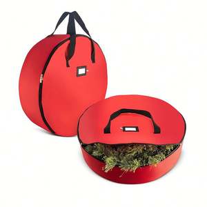 Bolsa de Almacenamiento para Coronas Navideñas, Accesorios para Coronas Navideñas, Lista para Festivales - Product Image 1