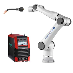 नई Hansrobot Elfin10 सहयोगी रोबोट हाथ के साथ चीन Megmeet वेल्डिंग मशीन वेल्डिंग रोबोट के लिए