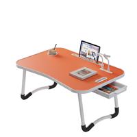 Bureau d'ordinateur portable petite table d'étude d'étudiant paresseux pliable avec un design simple pour une utilisation dans la chambre ou le bureau à domicile