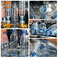 Souffleuse de bouteilles PET entièrement automatique à 6 cavités, 9000 BPH, haute efficacité pour les bouteilles d'eau minérale et de boissons gazeuses