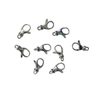 Vente en gros d'usine - Fermoirs mousquetons pivotants en argent sterling 925 plaqué or 18 carats pour la fabrication de colliers et bracelets DIY
