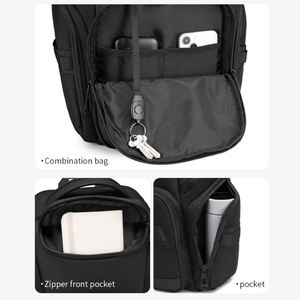 <span class=keywords><strong>Ozuko</strong></span> 9809 Bolso <span class=keywords><strong>Bandolera</strong></span> para Hombre, Bolso de Hombro Resistente al Agua, Mochila Pequeña de una Sola Correa, Bolso Cruzado para Hombre - Product Image 3