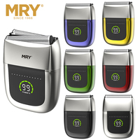Rasoir électrique de poche MRY, étanche IPX6, sans fil, rechargeable, tondeuse à barbe, rasoir électrique pour hommes