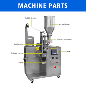 Machine d'emballage de snus et de chicha, 60 sachets par minute, pour la fabrication de sachets de poudre de nicotine - Product Image 2