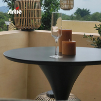 Artie Hotel Restaurant Meubles de salle à manger Table haute ronde Meubles de bar pour la maison de jardin Table de bar extérieure
