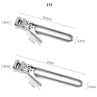 Ouvre-boîtes en acier inoxydable créatif personnalisé Outil de cuisine Ouvre-bière en métal Ouvre-bouteille manuel réglable