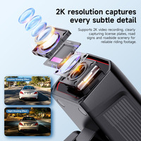 Caméra de sport pour vélo D8 WiFi, enregistrement vidéo HD 2K, 140° °   Enregistreur grand angle avec application, étanche IPX5, pour vélo et moto
