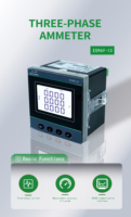 EASTSONG ES96Y-I3 Amperímetro Digital Trifásico de CA 5A 1A con Panel LCD LED, Visualización Simultánea de 3 Fases, RS485 Modbus RTU IP65
