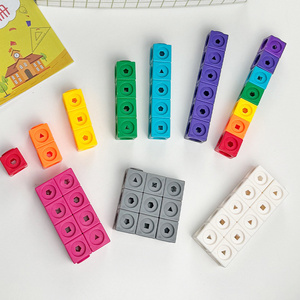 Juego de Cubos Enlazables para Manipulación Matemática, Bloques de Conteo para Niños Pequeños, Educación STEM, Jardín de Infancia, Educación en Casa, Juguete Matemático - Product Image 4