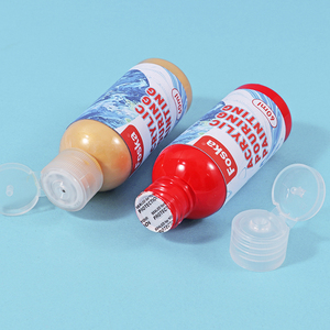 Pintura Acrílica Fluida Foska de 60 ml, 18 Colores, No Tóxica, para Vertido, Arte Fluido, para Estudiantes, Niños y Adultos - Product Image 2