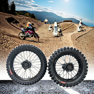 Pneu tout-terrain KEN* 12/14 pouces avant et arrière avec chambre à air pour moto électrique, pneus tout-terrain, jantes en alliage à rayons - Product Image 1