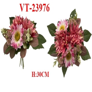 X7STEMS ดอกไม้ประดิษฐ์ทำด้วยมือเหมือนจริง30ซม. ใหม่ล่าสุดสำหรับวันแม่/ช่อดอกไม้/พวงผ้าไหม/ผ้าโพลีเอสเตอร์ - Product Image 2