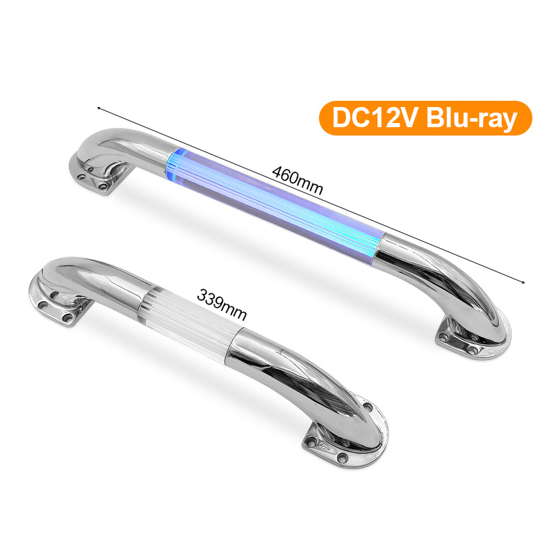 LED Thẳng RV Door Handle 304 Thép Không Gỉ RV Chiếu Sáng Lan Can Phụ Kiện Door Nhập Grab Bar Hỗ Trợ Xử Lý Cho RV