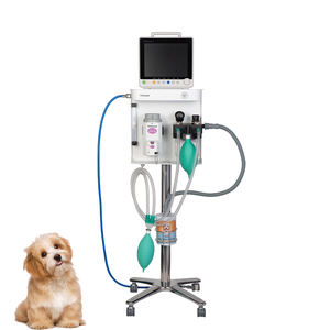 جهاز تخدير عيادة بيطرية معدات تخدير مزودة بمفتاح ACGO مجهزة بجهاز فحص دوائر التنفس البيطري - Product Image 6