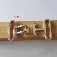 Meetee YK040 20-40mm Boucle de connexion décorative en alliage de zinc pour vêtements, manteaux et ceintures