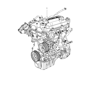 Bloque de culata del motor 93736540 para Chevrolet Sail 1,4 - Product Image 1
