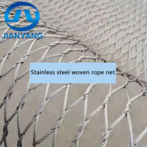 Transparansi tinggi jala tali kawat baja tahan karat dibuat sesuai pesanan untuk perlindungan keselamatan - Product Image 4